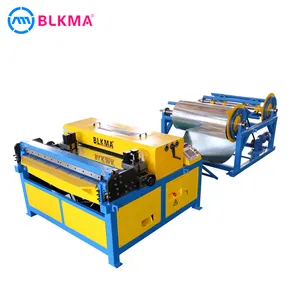 Gold supplier hvac air duct auto forming line 3 duct fabrication machine blkma