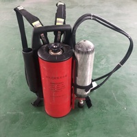 Pistol Semprot Air Karbon Fiber Profesional 40 Detik Waktu Semprotan Tekanan 0.8Mpa Penghapus Api Ransel Fleksibel JMFIRE