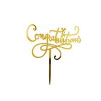 Shiny Gold Graduation Acryl Cake Topper für Abschluss feier Dekor University College High School Zeremonie Kuchen Dekorationen