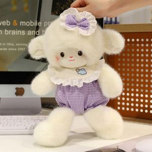 Nuevo y Adorable Peluche de Cordero de Lana, Muñeca de Compañía para Dormir para Niñas, Regalo Reconfortante, 33 cm - Product Image 5