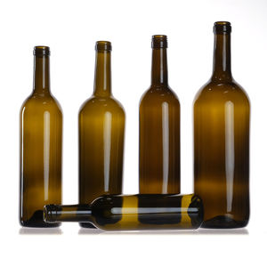 500ml 750ml 1.5L botella de vino de Borgoña de cristal verde antiguo-28,9mm acabado de cuello de corcho flauta alemana Une Bouteille De <span class=keywords><strong>Vin</strong></span> Rouge - Product Image 3
