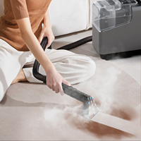 Aspiradora de Vapor para Alfombras de Gran Capacidad, 1800 ml de Agua Limpia, Tanque de Agua Sucia de 1200 ml, para Tapicería del Hogar