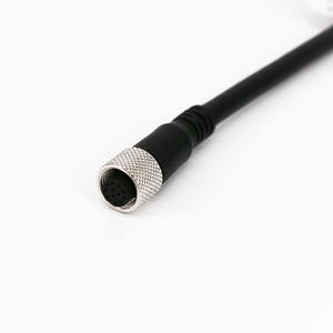 M12 12 контактный Женский кабель с камерой IO ПВХ изолированный жгут проводов на гибком кабеле для электроники - Product Image 2