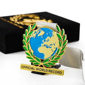 Souvenir couleur Spray époxy Cheerific Fiesta médailles métal mexicain Pickleball médaille prix médailles d'or et trophées avec boîte-cadeau - Product Image 2