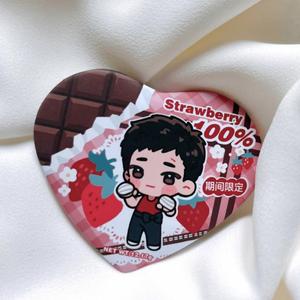 Vente en gros de badges en étain en forme de cœur, boutons personnalisés, fournisseurs de badges épingles en forme d'étoile et de cœur sur le thème de l'anime - Product Image 3