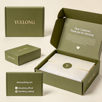 Boîte d'expédition pour vêtements en carton ondulé, personnalisée, attrayante, à prix compétitif, cadeau, artisanat, portable, biodégradable, écologique, compostable