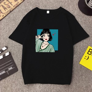 T-<span class=keywords><strong>shirt</strong></span> personnalisé pas cher sérigraphié T-<span class=keywords><strong>shirt</strong></span> pour femmes - Product Image 5