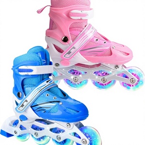 Scarpe da Pattinaggio Ruidongle con Logo Personalizzato per Ragazzi e Ragazze, Taglia Regolabile per Età 6-12, Allenamento e Pratica all'Aperto - Product Image 4