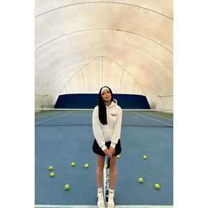 Women's <b>White</b> New York Print Hooded <b>Sweatshirt</b> - Product Image 5