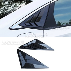 For Honda Civic 11th Generation 2022+ Car Rear Triangle <b>Window</b> Shark Cheek Trim Rear Side <b>Vent</b> <b>Window</b> Trim Cover Modification - Product Image 4