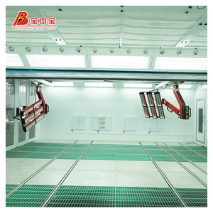 Ligne de <span class=keywords><strong>peinture</strong></span> de réparation de <span class=keywords><strong>carrosserie</strong></span> de véhicule personnalisée BZB <span class=keywords><strong>cabine</strong></span> de pulvérisation avec ascenseur mobile - Product Image 6