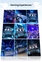 Máquina simuladora de Cine de realidad virtual, PLATAFORMA ELÉCTRICA 9d vr, 6 asientos, nuevo modelo