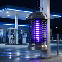 Anti-moustiques solaire intelligent à forte puissance électrique pour une protection stable contre les insectes, à installer dans la cour.