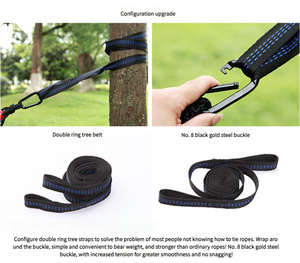 Vente directe de hamacs suspendus en plein air voyage suspendu Camping <span class=keywords><strong>hamac</strong></span> voyage <span class=keywords><strong>hamac</strong></span> Camping - Product Image 2