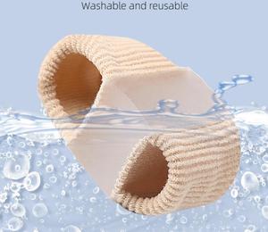 Ventes en gros 2025, séparateurs d'orteils en gel de silicone de qualité médicale, lavables et durables, pour le soin des hallux valgus et des doigts en marteau - Marque AILANG - Product Image 6