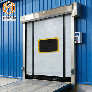 Puerta Rápida Automática de PVC de Alta Velocidad con Cierre de Cremallera y Reparación Automática Industrial - Product Image 1
