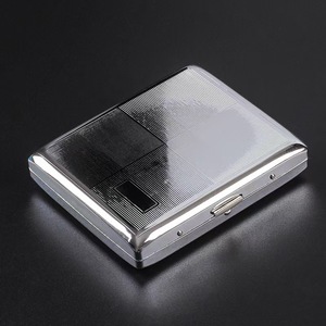 Étui à cigarettes épais pour hommes, pour 20 cigarettes, anti-écrasement, résistant à l'humidité, étui à cigarettes en métal personnalisé et créatif - Product Image 4