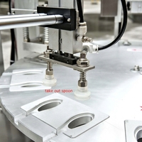Machine de scellage automatique rotative haute productivité pour cuillères à miel, avec trémie chauffante et agitateur, pour canettes de boissons