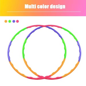 Giá Rẻ Nhà Máy Giá Ánh Sáng up Hoola Hoop Có Thể Tháo Rời Đầy Màu Sắc Trẻ Em Hoola Hoop Eo Và Cơ Thể Giảm Béo Thể dục nhịp điệu Trẻ Em - Product Image 3