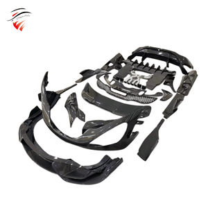 Venta caliente 720S Facelift 765LT de fibra de carbono de parachoques del coche labio delantero difusor faldas laterales Kit de cuerpo completo para <span class=keywords><strong>McLaren</strong></span> 720S <span class=keywords><strong>765</strong></span> - Product Image 6