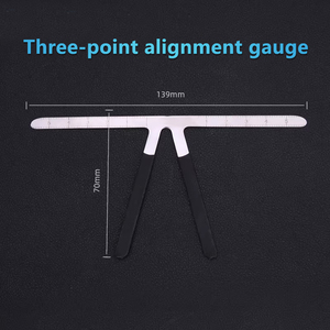 Regla de Alineación Triangular, Regla de Alineación Médica Estética, Regla para Dar Forma a las Cejas, Regla de Equilibrio de Tres Puntos - Product Image 1