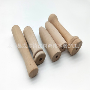 Manches de couteau en bois de hêtre, poignée en bois massif, pièces en bois artisanales pour couteaux, usage domestique - Product Image 5