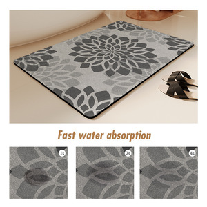 Top Fashion Super Absorbant Anti-dérapant <span class=keywords><strong>Massage</strong></span> En Cuir PU Diatomite Pierre <span class=keywords><strong>Tapis</strong></span> Protection <span class=keywords><strong>De</strong></span> L'environnement Luxueusement Doux <span class=keywords><strong>Tapis</strong></span> pour - Product Image 2
