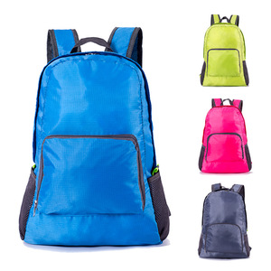 2020 Promotion Stock Custom <b>Cheap</b> Light Weight Outdoor Travel Portable Foldable Portable <b>Backpack</b> - Product Image 2
