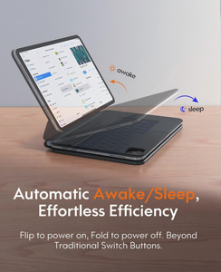 ราคาโรงงานใหม่สำหรับ Magic Keyboard พร้อมไฟแบ็คไลท์ ทัชแพด ดีไซน์โครงสร้างแข็งแรง พอร์ตเชื่อมต่อ USB-C สำหรับ <span class=keywords><strong>iPad</strong></span> 10.9 นิ้ว รุ่นที่ 10/11 - Product Image 4