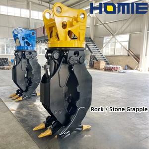 HOMIE 360 °   Garra Hidráulica Giratoria para Madera, de 5-10 Toneladas, para Excavadora, para Troncos, para Silvicultura y Aserraderos - Product Image 5
