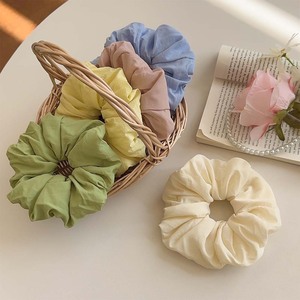 Coleteros de Seda de Color Sólido a la Moda, Accesorios para Mujer, Bandas Elásticas para el Cabello, Lazos para el Cabello, Diademas para Niñas, Venta al por Mayor - Product Image 3