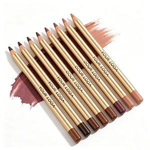 Lápiz Delineador de Labios de Madera de Alta Pigmentación, Marca Privada Personalizada, 13 Colores, Suave, Vegano, Resistente al Agua - Product Image 2