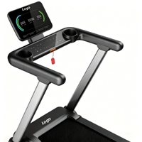 Treadmill Motor Elektrik Lipat untuk Rumah, OEM dan ODM, Laris Manis, Kemiringan Otomatis 15% dengan Motor DC 1.25HP