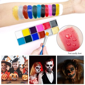 Kit de Maquillaje de Silicona con Temática de <span class=keywords><strong>Bruja</strong></span> para Niños de Halloween con Paleta de 12 Colores y Herramientas - Product Image 5