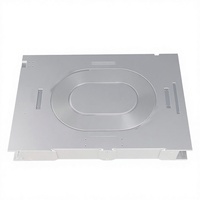 Refroidisseur de processeur à eau pour boîtier d'ordinateur avec dissipateur thermique en cuivre et aluminium, faible bruit 20dBA, usinage CNC, 2.4W, 28CFM