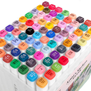 Becol Bán Buôn Chuyên Nghiệp Rượu Dựa Mực Đánh Dấu 48 Màu Sắc Đôi Đầu Đánh Dấu Vĩnh Viễn Bút Thiết Lập Cho Bức Tranh - Product Image 2