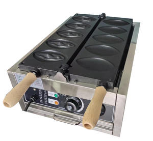 Snack ausrüstung Antihaft-kommerzielle Frauen Wafleras Mädchen Pussy Vagina Waffel maschine - Product Image 2