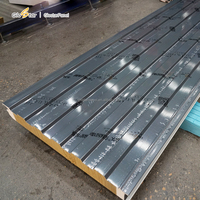 Fabricant chinois de panneaux sandwich en laine de roche et PU de 50 mm, 75 mm, 100 mm, 150 mm, faciles à entretenir, durables, OEM/ODM, pour bâtiments modulaires