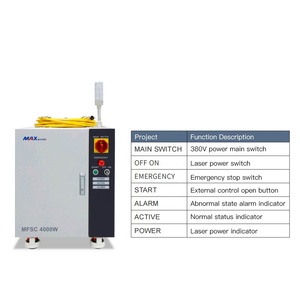 แหล่งกำเนิดเลเซอร์ต่อเนื่อง 6000w 6kw รุ่น Original Max MFSC-6000 สำหรับเครื่องตัดเลเซอร์ไฟเบอร์โลหะ - Product Image 6