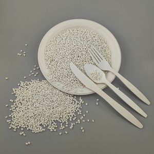Nhà Máy Giá dùng một lần thiết lập dao kéo 100% compostable phân hủy sinh học 5 6 7 inch dùng một lần thiết lập dao kéo muỗng và nĩa dao - Product Image 3