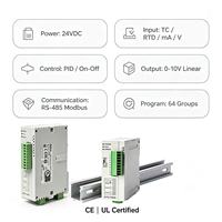 Controlador de Temperatura Delta DTC1000L para Riel DIN, 24VDC, Salida 0-10V, RS-485 Modbus PID para Horno y HVAC