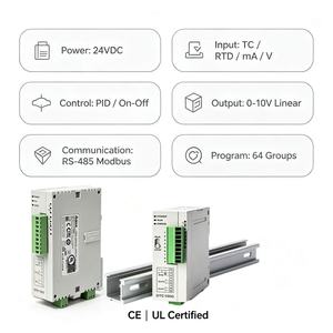 Contrôleur de température sur rail DIN Delta DTC1000L 24VDC, sortie 0-10V, RS-485 Modbus PID pour four et CVC - Product Image 2