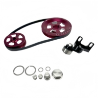 Services de fraisage et tournage CNC sur mesure pour pièces métalliques en aluminium, haute précision pour le système de poulie serpentine pour VW