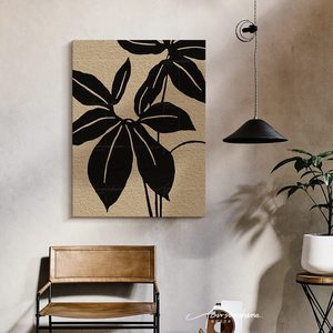 Wabi Sabi Textured <b>Abstract</b> <b>Canvas</b> Art Print Rectangle Beige Frameless Modern Living Room Decor Painting - Product Image 4