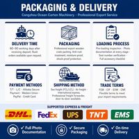 Línea de Producción de Cartón Corrugado Totalmente Automática, Máquina de Fabricación de Cajas de Cartón de 3, 5 y 7 Capas