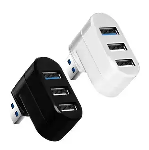 Hub USB 3 Cổng Multi 2.0/3.0 Mini USB Hub Bộ Chuyển Đổi Xoay Tốc Độ Cao Cho Máy Tính Xách Tay Máy Tính Xách Tay Cho Phụ Kiện Máy Tính PC