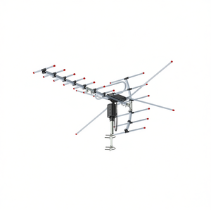 Antena de TV UV 45-230MHz 470-860MHz 15-22dB de Aluminio para Montaje en Poste, Uso en Exteriores - Product Image 1