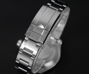 <span class=keywords><strong>Cronos</strong></span> L6018 Hombres Sub Diver Relojes mecánicos 40mm Bisel de cerámica bidireccional 20ATM Resistente al agua Pulsera completamente cepillada - Product Image 5