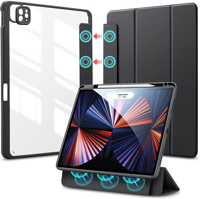 For iPad Pro11 Inch Case 2022-2018 Detachable Magnetic Cover for iPad Air11 2025 Air 5th/4th Generation 10.9'' Cover Pencil Slot