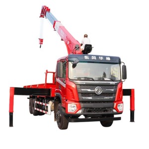 Camion-grue télescopique fiable Dongfeng 6x4 de 12 à 14 tonnes avec flèche longue pour la construction - Product Image 1